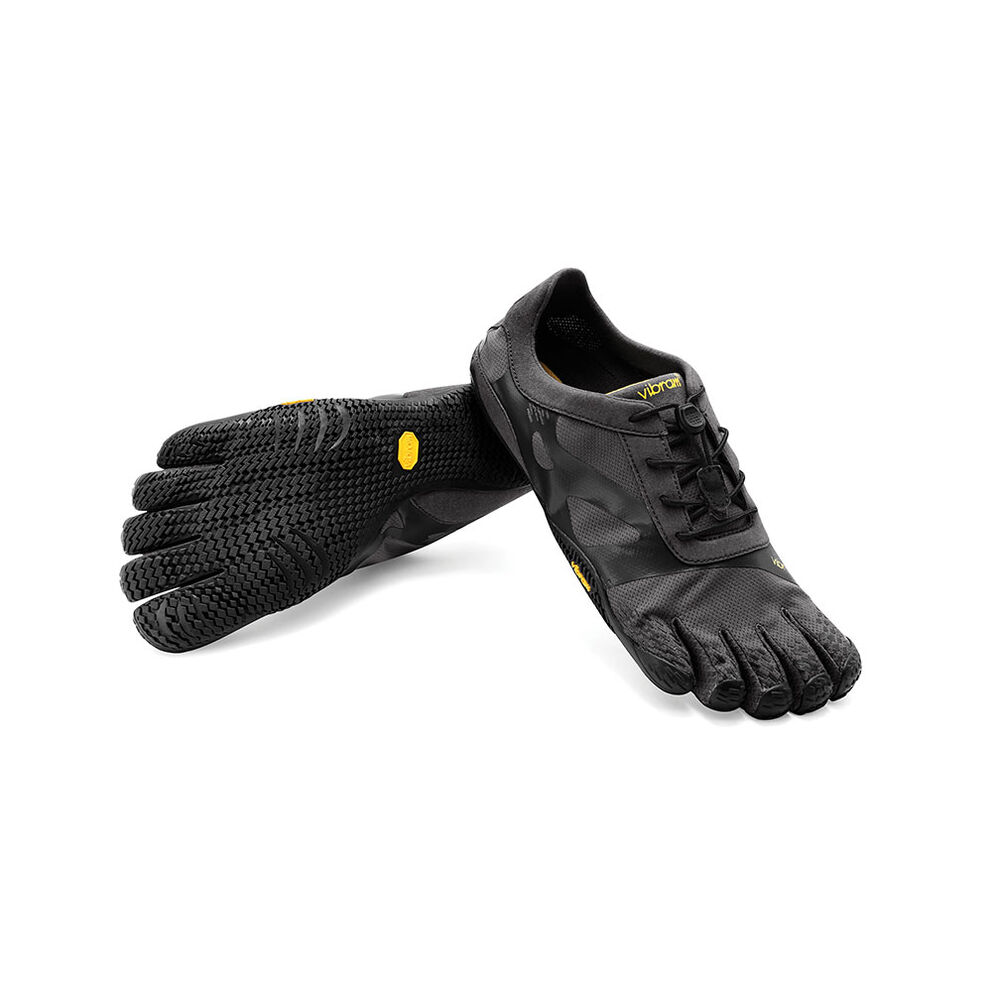 Vibram Fivefingers KSO EVO Mens Training Shoes Grey/Black Australia (NEH657382)
